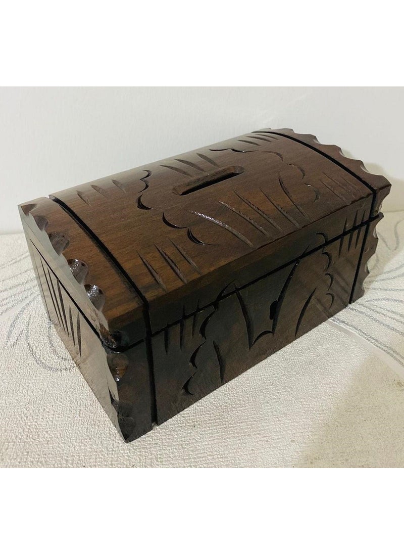 MYK Hediye ve Sanat Atölyesi Myk Piggy Bank Walnut Tree Embroidered  - Image 5