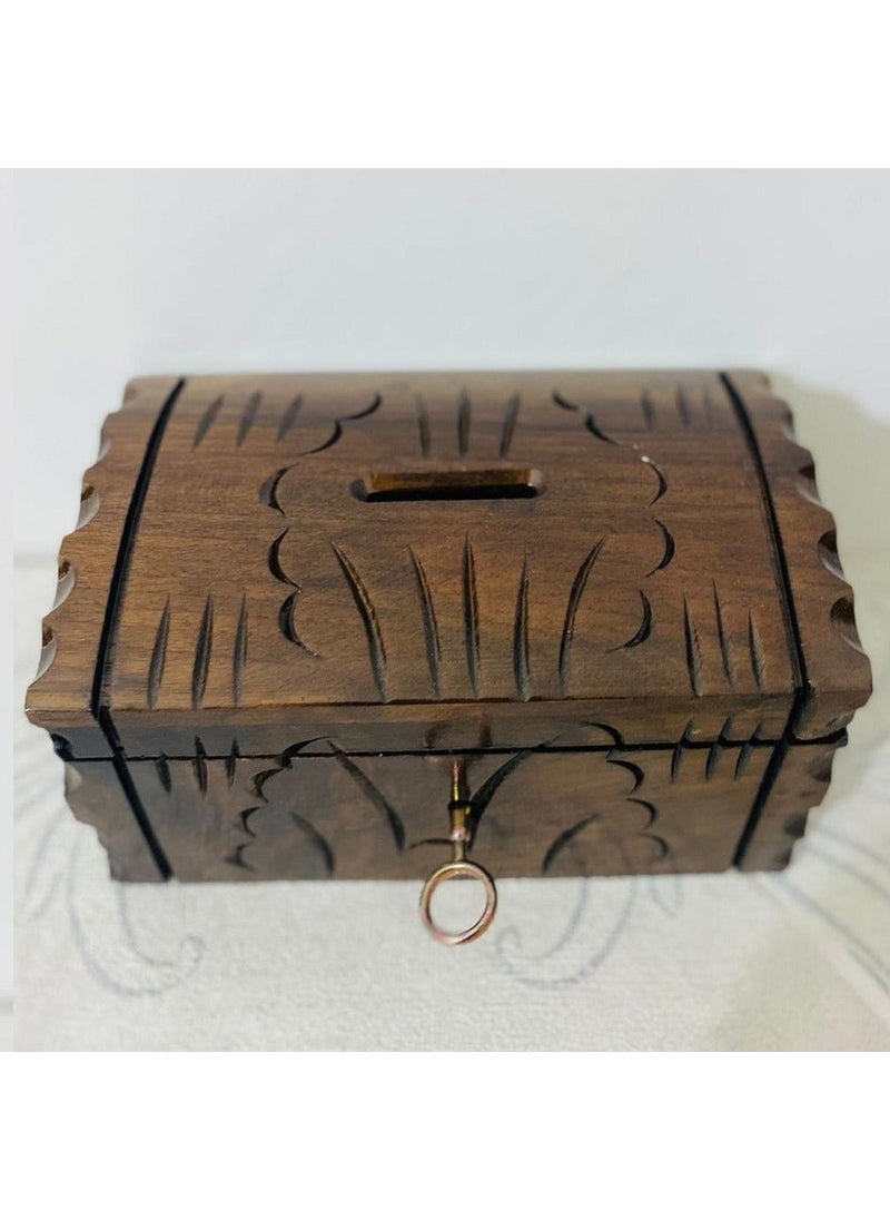 MYK Hediye ve Sanat Atölyesi Myk Piggy Bank Walnut Tree Embroidered  - Image 4