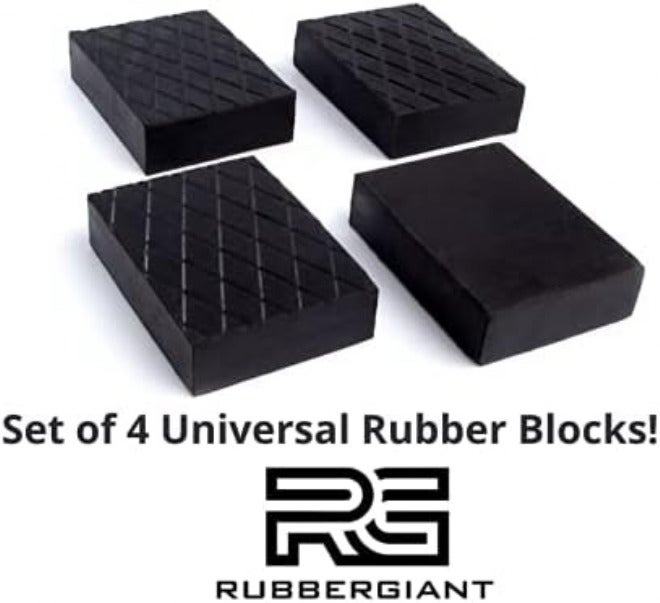 Set of 4 Rubber Blocks 120 x 80 x 60mm Jacking Beam Rubber Support Block Universal Vehicle Car Lifting Workshop Repair Surface Non Slip Pad Scissor Car Lift Pad - Image 3