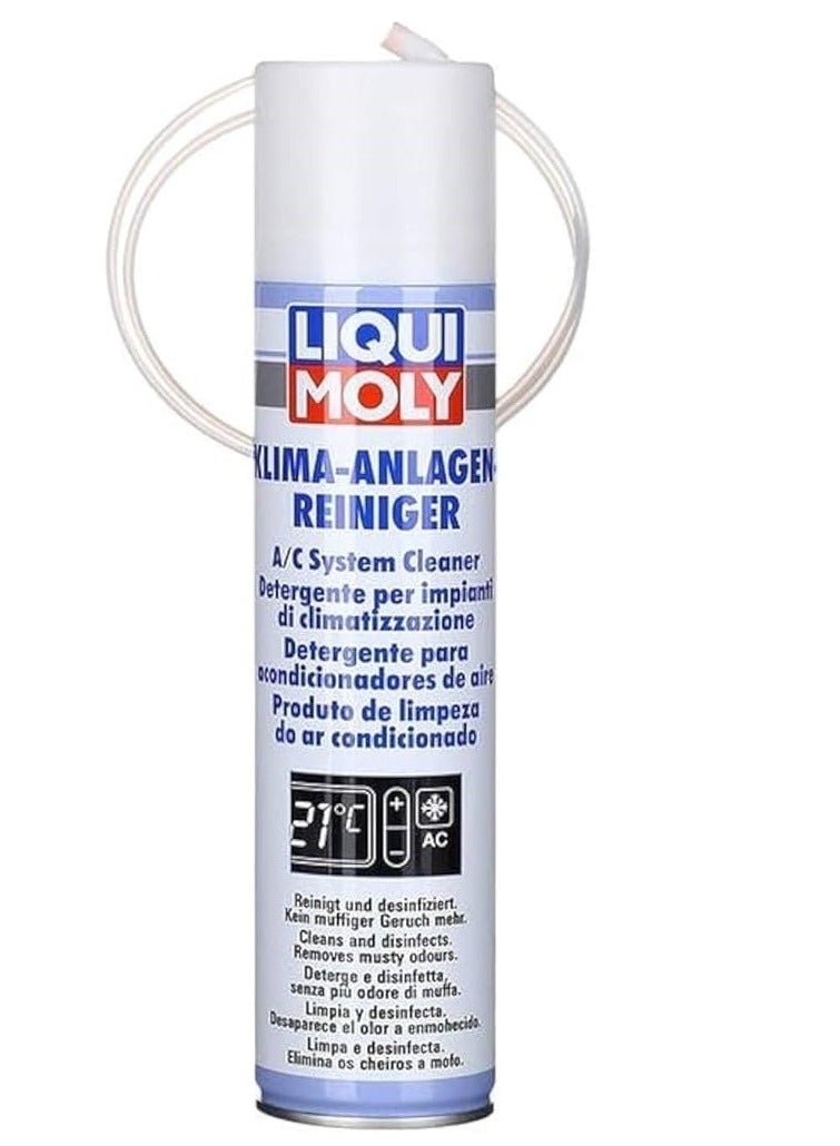 LIQUI MOLY A/C System Cleaner Spray removes sediment and dirt from the car air conditioner refrigerator - Image 1