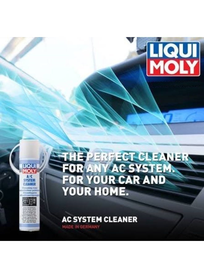 LIQUI MOLY A/C System Cleaner Spray removes sediment and dirt from the car air conditioner refrigerator - Image 2