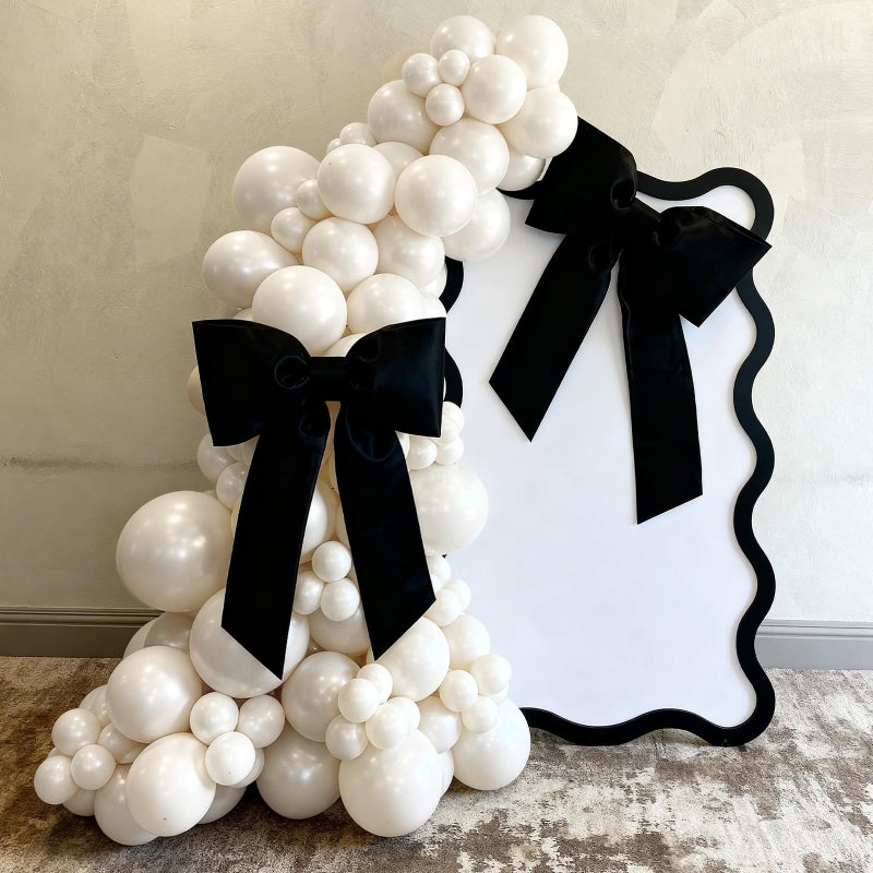 OWPFJG 104pcs Pearl White Balloons Different Sizes Pack - 18/12/10/5 Inch Pearl Latex Balloons Garland Arch for Birthday, Wedding, Bridal Shower, Valentines Day Party Decoration - Image 3