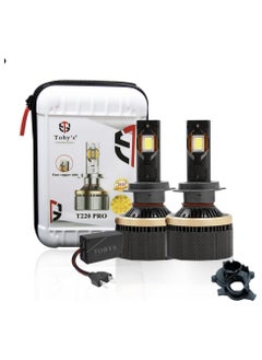 Toby's Toby's T220 Pro 440W/Pair Original Tested LED Headlight Assembly 44000 Lumens Bright Color With Temperature 6500K (H7)  - Image 1
