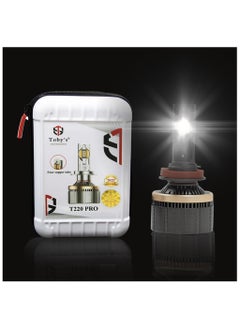 Toby's Toby's T220 Pro 440W/Pair Original Tested LED Headlight Assembly 44000 Lumens Bright Color With Temperature 6500K (H7)  - Image 2