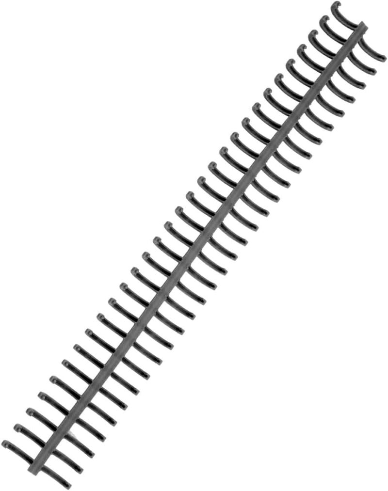 FTVOGUE Spiral Binding Coil, 16mm Inner Diameter 30 Holes for 130 Sheets, with 10pcs Premium Plastic Comb Binding Spines, for Office Classroom Library (Black) - Image 5