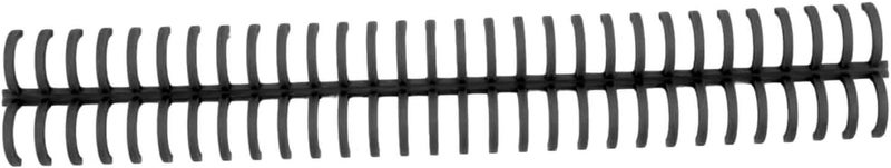 FTVOGUE Spiral Binding Coil, 16mm Inner Diameter 30 Holes for 130 Sheets, with 10pcs Premium Plastic Comb Binding Spines, for Office Classroom Library (Black) - Image 3