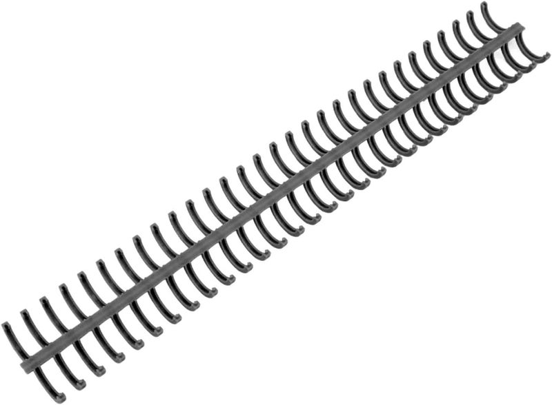 FTVOGUE Spiral Binding Coil, 16mm Inner Diameter 30 Holes for 130 Sheets, with 10pcs Premium Plastic Comb Binding Spines, for Office Classroom Library (Black) - Image 2