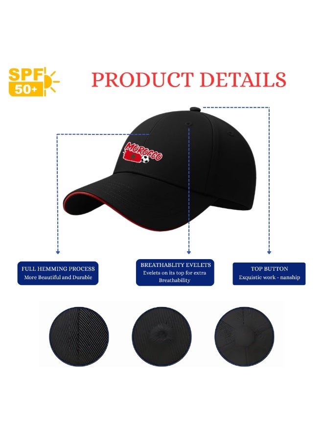 PRINTSHOP4ME Morocco Soccer Sports Combo Set | Pack of 5 | Dry-Fit T-Shirt, Cap, Scarf, Flag and Silicone Wristband | Adult Unisex Football Match Wear - Image 5