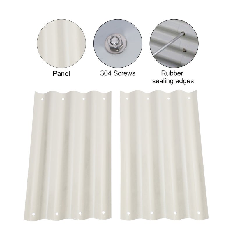 Garden Bed Panel: Thickened Heavy Duty Construction - Safe Rounded Edges Stainless Steel Hardware for Home Gardens, Rooftops, Family Use - Image 3