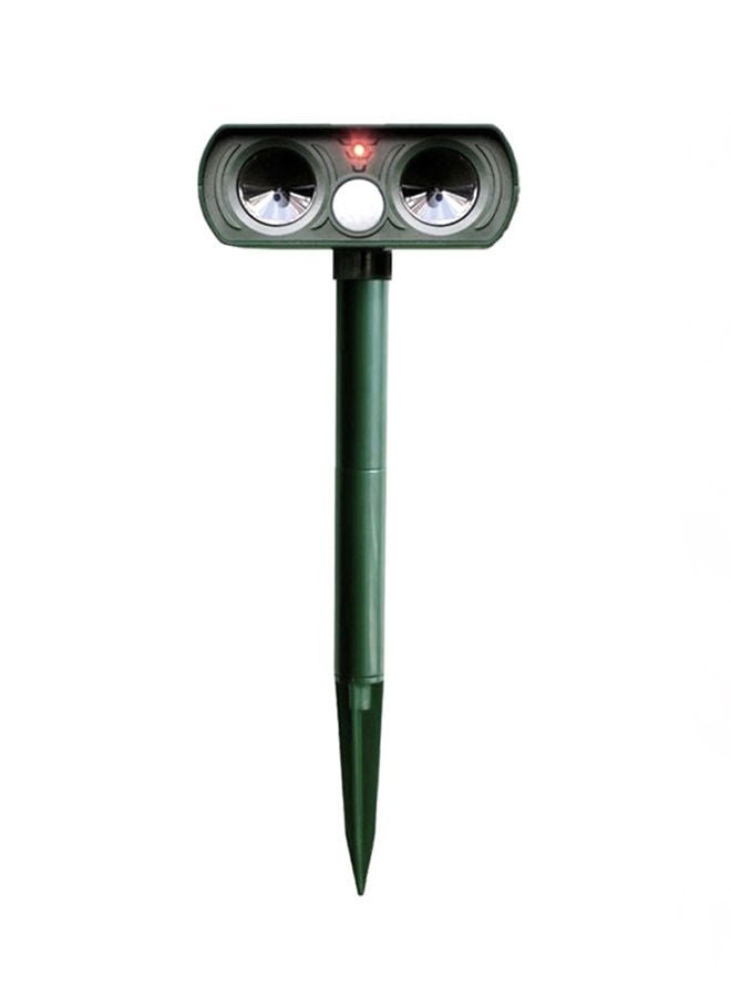 نيبمينينت جهاز طارد للحيوانات للحديقة يعمل بالطاقة الشمسية، مزود بخاصية كشف الحركة بالموجات فوق الصوتية أخضر - Image 2