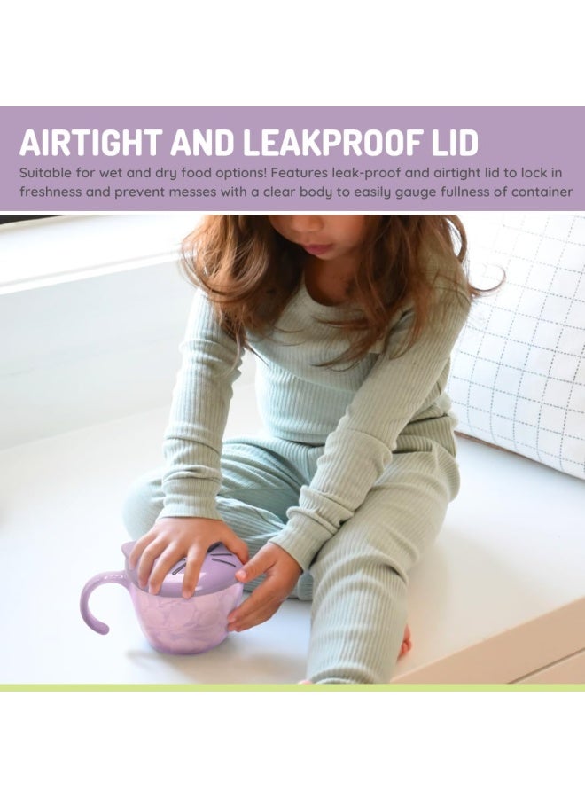 melii Snack Container With Removable Finger Trap For Kids - Cat Design - Image 5