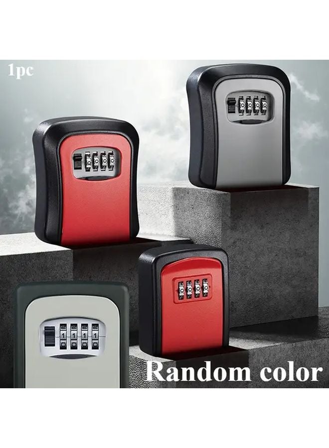 Assorted Color 8 Key Lock Box with Combination Padlock Secure Metal Plastic - Image 5
