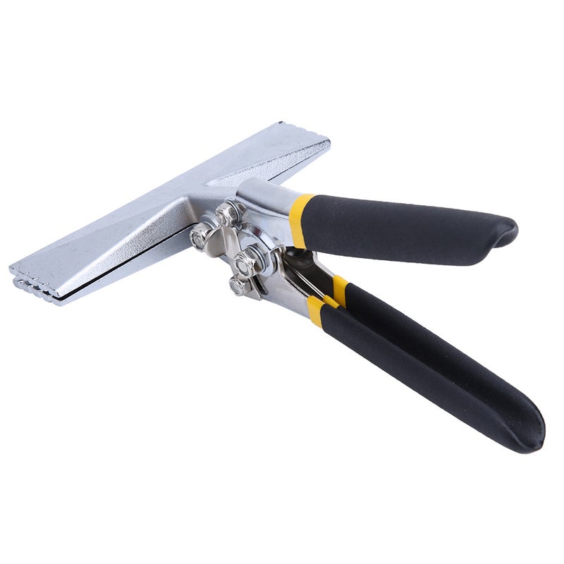 Seaming Pliers 6in Jaw Forged Head With 1/4in Bend Increment - Heavy Duty 45# All-Steel Construction Double Dip Comfort Grip Metal Bending Tool for Metalworking Automotive Body Jewelry Making DIY Proj - Image 4