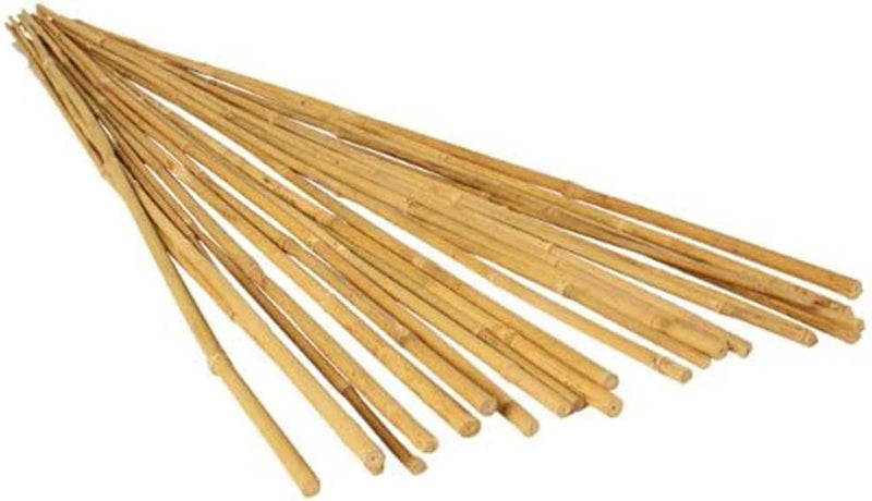LINGWEI Natural Bamboo Poles - Strong Bamboo Stakes for Plant Support (60cm, 100cm, 120cm) | Durable Gardening Sticks for Indoor & Outdoor Use (60cm (2pcs)) - Image 2