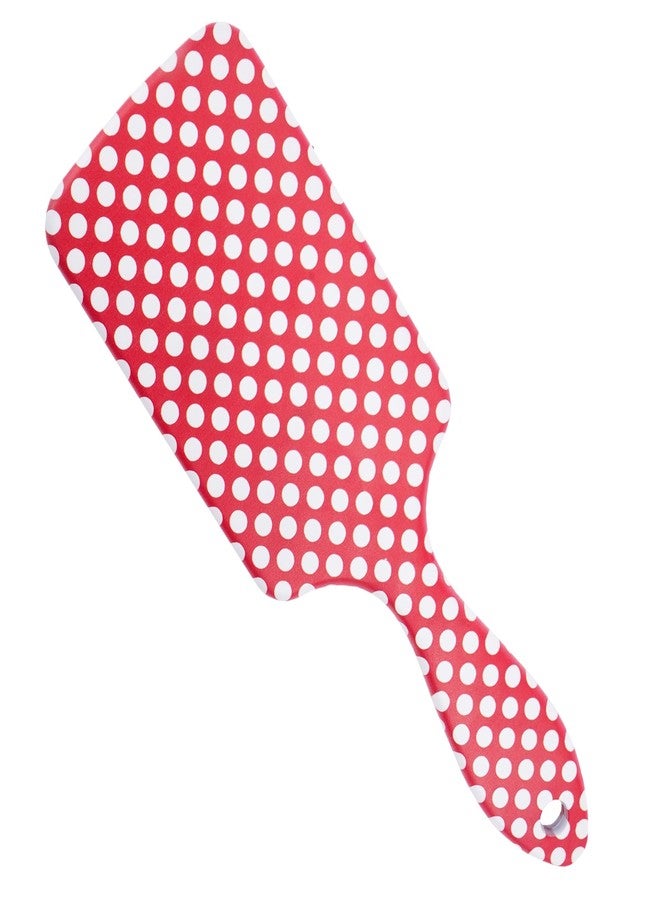 روتس فرشاة شعر ROOTS Zero Tangle Paddle | تصميم بنقشة منقطة | فك تشابك الشعر الحساس/الرطب/الجاف دون إتلافه | لجميع أنواع الشعر | للرجال والنساء | الطول: 8.5 بوصة، رقم الموديل: RZTM-RP - Image 2