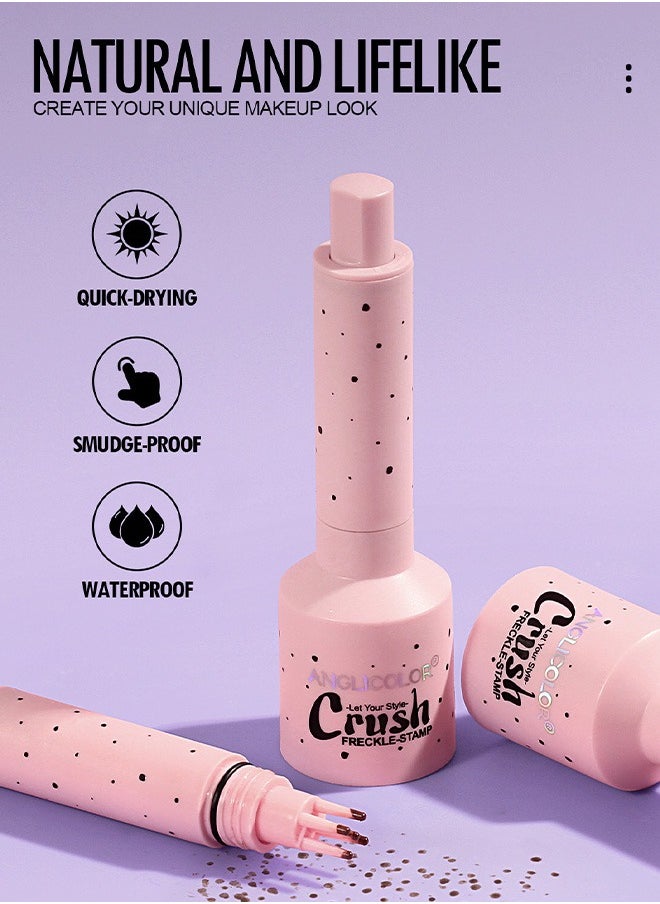 Anglicolor Freckle Makeup Pen, Natural-Looking Waterproof Freckle Styler, Hypoallergenic Precision Tip, Soft Brown to Auburn Shades  - Image 3