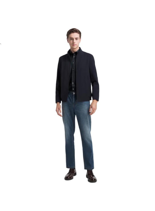 YOUNGOR Men'S Spring Youth Men'S Business Casual Single Jacket Navy Blue 175/96A - Image 2