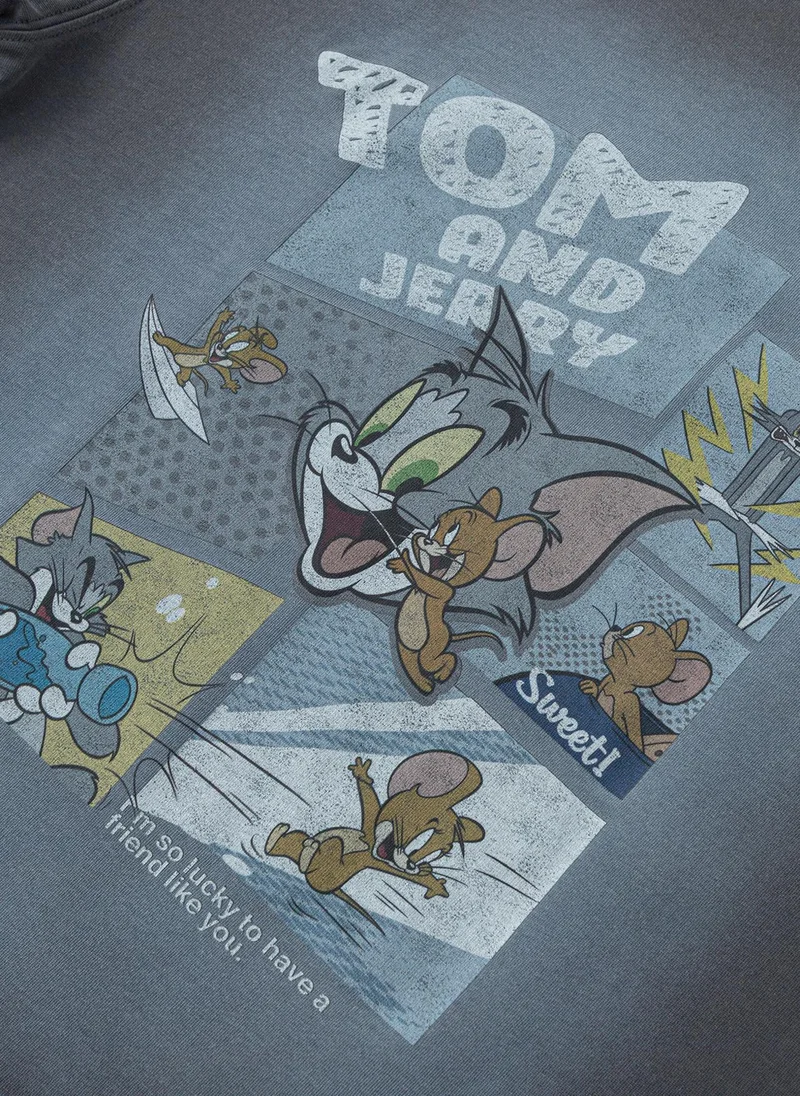 Balabala Black Kids Boys Round v-neck short-sleeved T-shirt for Men | Best Price UAE