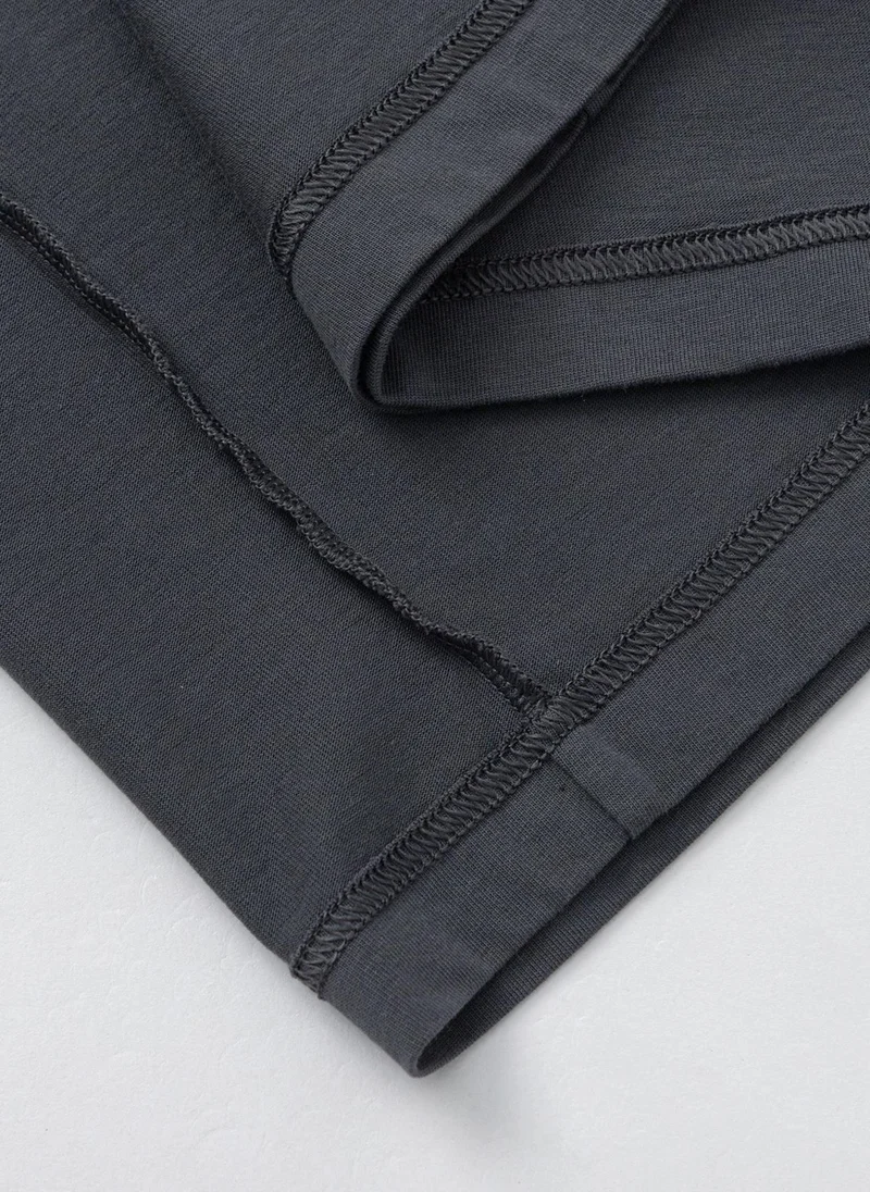 Balabala Black Kids Boys Round v-neck short-sleeved T-shirt for Men | Best Price UAE