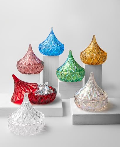 Godinger طبق حلوى جودينجر هيرشي، طبق شوكولاتة، ديكور كريستالي (شفاف) ديكور غرفة المعيشة وغرفة الطعام - Image 2