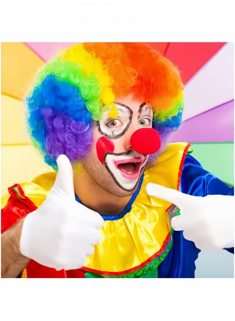 جيجيرو مجموعة إكسسوارات زي المهرج تتضمن أنف المهرج وشعر المهرج وربطة عنق المهرج وسترة للبالغين من الرجال والنساء وإكسسوارات المهرج وحفلات المهرجانات ولوازم الحفلات - Image 4