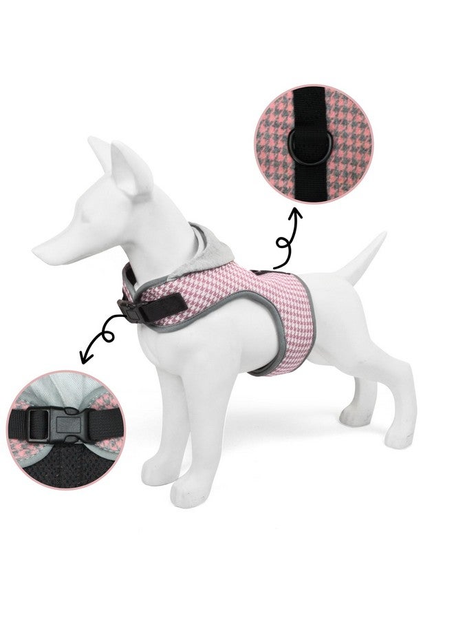 Emily Pets Cat Harness Walking Escape Proof, Cat Hoodie Sweaters Adjustable Cat And Dog Harness With Cap For Cat Kitten Puppy (Pink, M) - Image 3