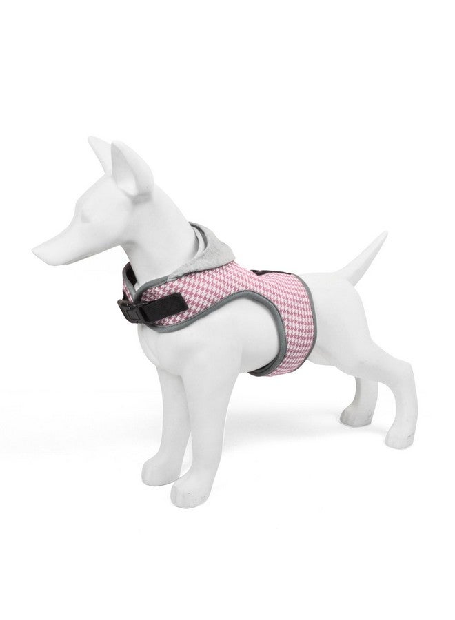 Emily Pets Cat Harness Walking Escape Proof, Cat Hoodie Sweaters Adjustable Cat And Dog Harness With Cap For Cat Kitten Puppy (Pink, M) - Image 1