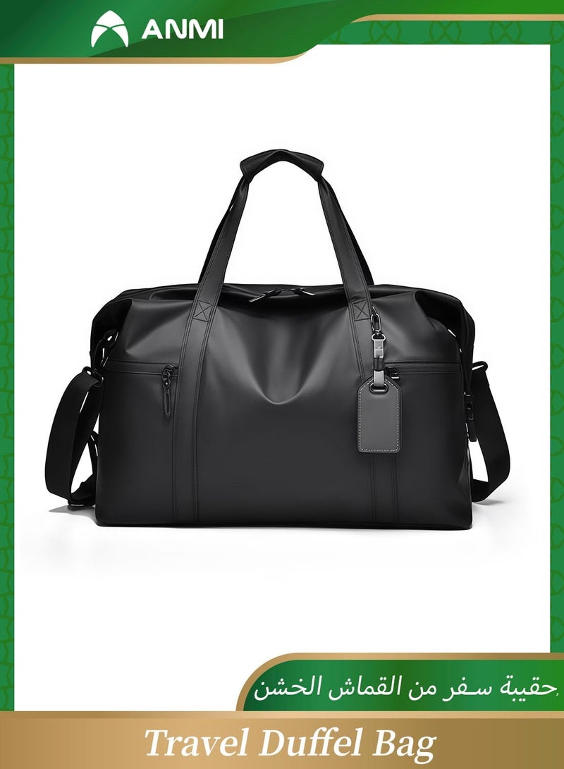 أنمي السفر القماش الخشن حقيبة ، الرياضة حمل حقيبة رياضية ، الكتف عطلة نهاية الأسبوع بين عشية وضحاها حقيبة للرجل - Image 1