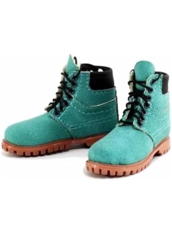 1/6 Scale Action Figure Accessory: Men's Hiking Boots Model for 12-inch Miniature Collectible Figure MDXD Lighr Grren  - Image 2
