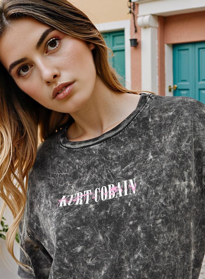 اس بي كاركترز تيشيرت بطباعة كيرت كوبين - Image 2