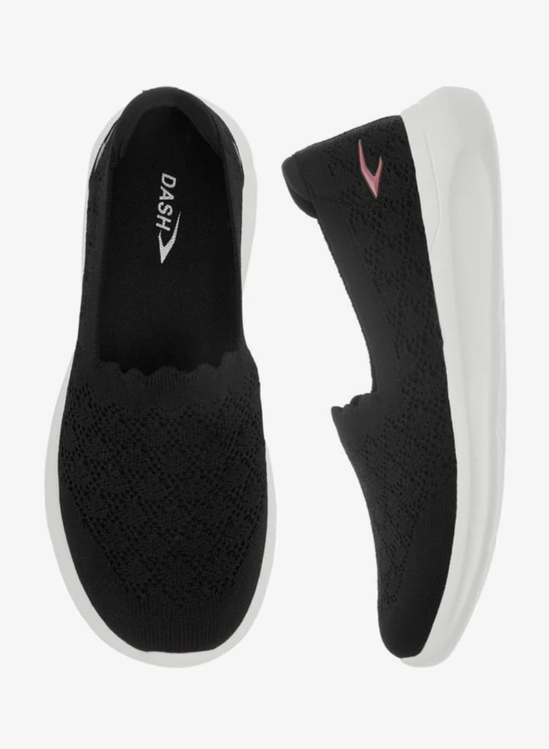 Dash BLACK Men's Textured Slip-On Shoes for Men | Best Price UAE