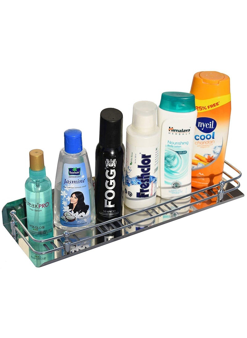 A TO Z A to Z Stainless Steel Multi Purpose Shelf - Rack - Kitchen/Home D�cor (9" 12" 15" 18" x 5" Inches Shelf) (15" x 5" Inch)  - Image 1