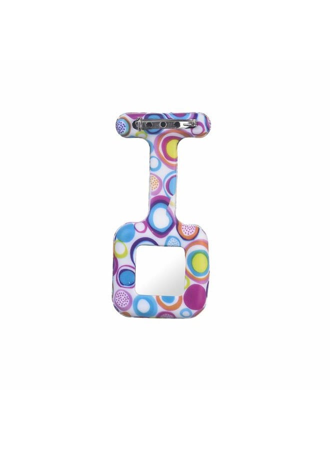Weicam Square Silicone Nurse Doctor Wholesale Pin-on Brooch Watch Pocket Watches (8 Pack) - Image 5