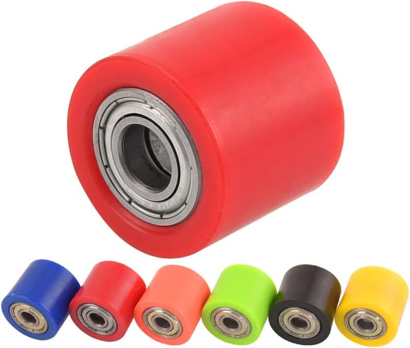 woobles Motorcycle chain roller, 10mm/8mm Plastic Motorbike Chain Roller Tensioner Chain Roller Pulley Slider Tensioner Wheel Guide for Motorcycles Off-Road Vehicles Inner Diameter - Image 2