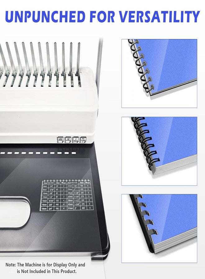 TOTiyea 200 Pack 8 Mil PVC Binding Presentation Covers, Clear Report Covers for Binding,8.5x11 Inches,Letter Size - Image 4