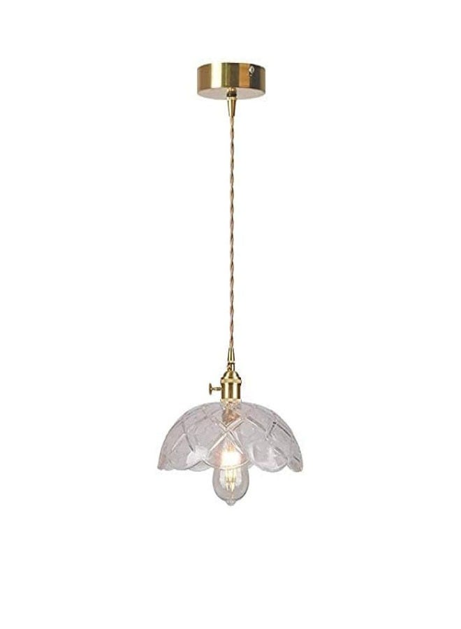 ٍSiera Light Single Hanging Plate Light, Star Glass Design 25cm YGP426B  - Image 3