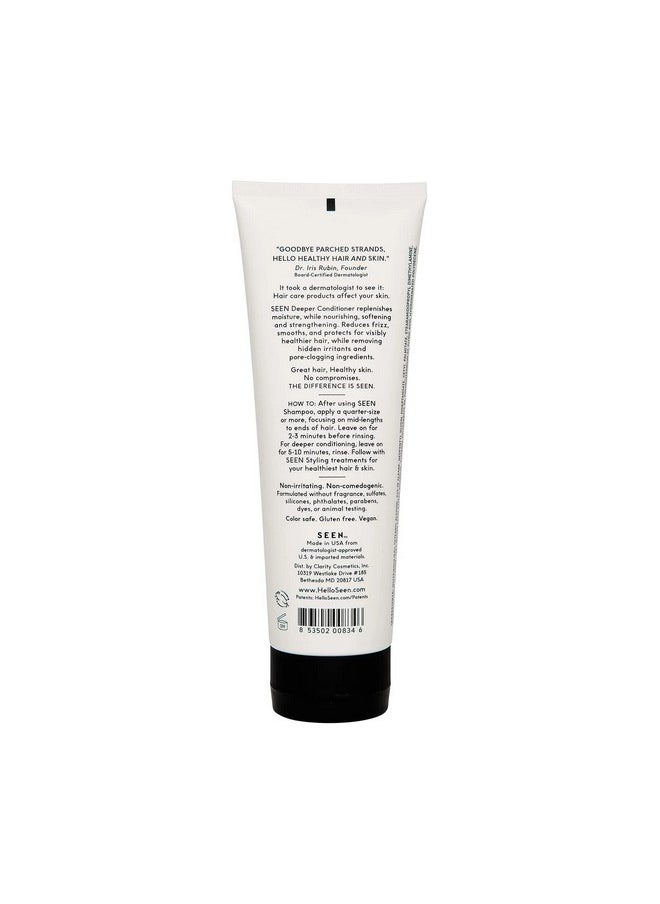 Seen Deeper Conditioner Fragrance Free Noncomedogenic & Sulfatefree Hair Conditioner Dermatologistdeveloped Safe For Sensitive Eczema & Acne Prone Skin  - Image 3