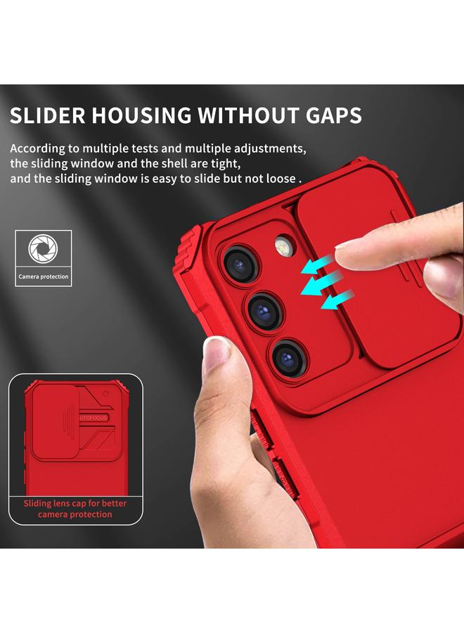 S-TOP Case For Samsung Galaxy S22 5G Stereoscopic Holder Sliding Camshield Phone Case - Image 5
