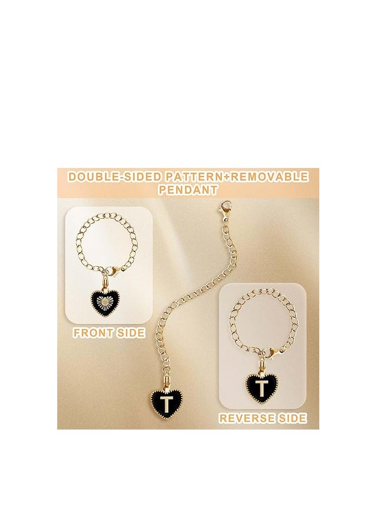 SYOSI - Cup Charm Chains Fit for Stanley Cup, Keychain Accessories, Backpack Decorations, 2Pcs Letter Handle Charm And 3Pcs Straw Cover, Lovely Decorations for Cup, Bag, Cute Accessory Pendant - Image 1