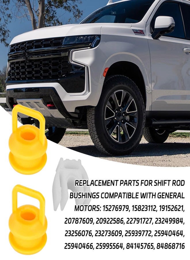 QQWD Transmission Shifter linkage Cable Bushing Repair Kit, 14104 15276979 52855956AG Shifter Cable Bushing Clamp for Chevy Silverado 1500 2500 3500 JEEP RAM Dodge 2004-2020 Buick Cadillac GMC - Image 3