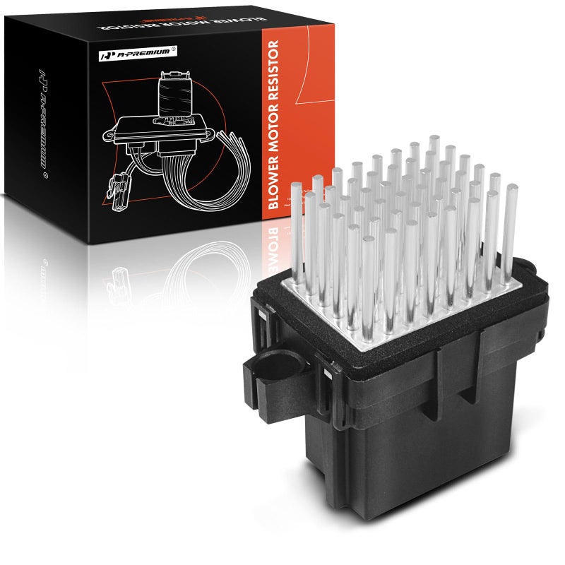 APremium HVAC Blower Motor Resistor Control Module Compatible with Buick Cadillac Chevy GMC Hummer Pontiac Saturn Vehicles Silverado Sierra Equinox Yukon and More 13501703 15141283