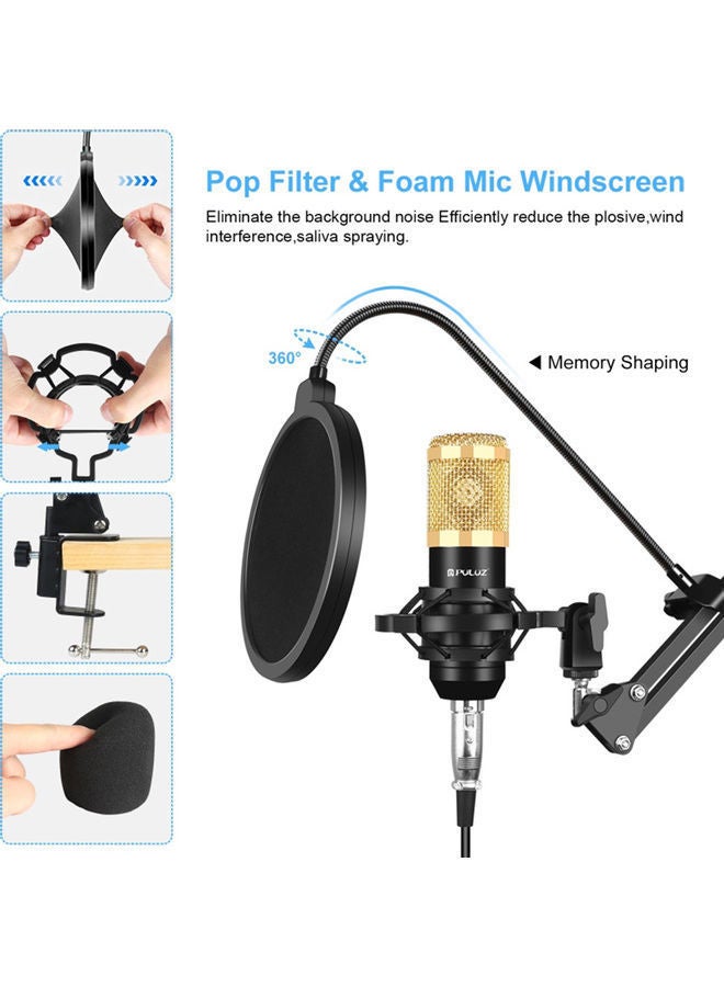 نيبمينينت ميكروفون مكثف مع مجموعة غناء للبث في الاستوديو - Image 3