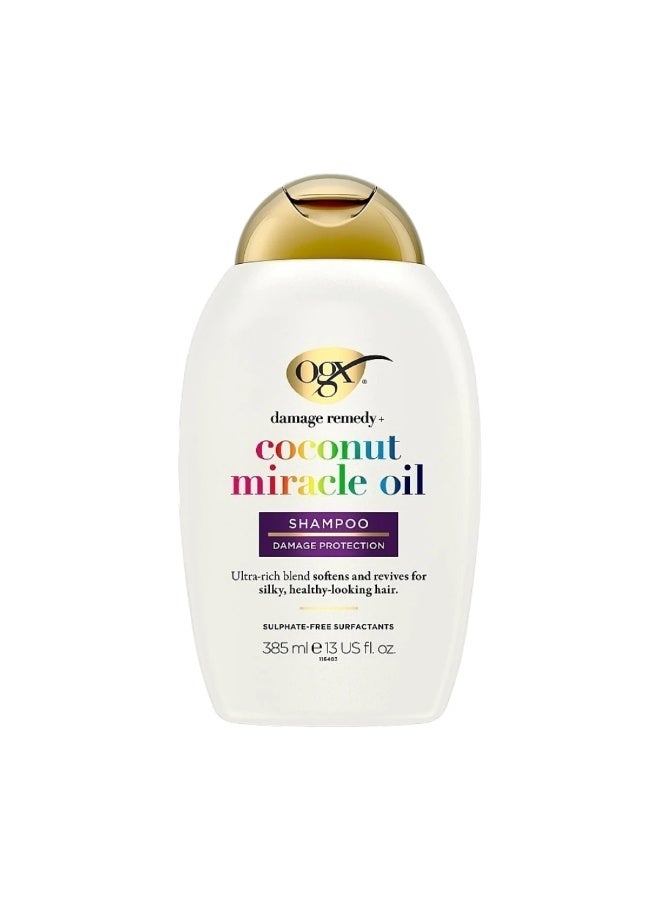 OGX Coconut Miracle Oil Shampoo For Damage Protection- 385ml