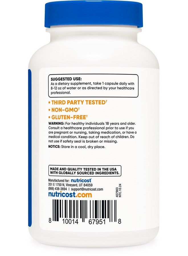 Nutricost TMG (Trimethylglycine) 750mg, 120 Capsules - Image 3