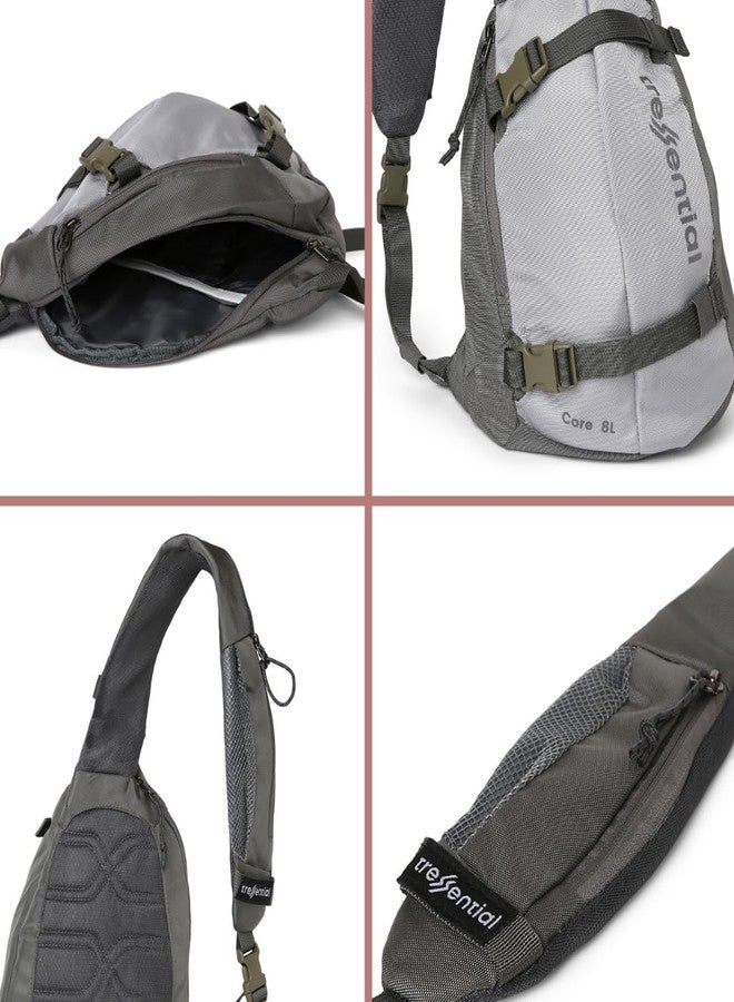 Tressential Sling Bag for Men Women | Cross Body Stylish Bag for Travel, Hiking, College, Camping | Chest Bag | Shoulder Bag (SlateBlack) - Image 5