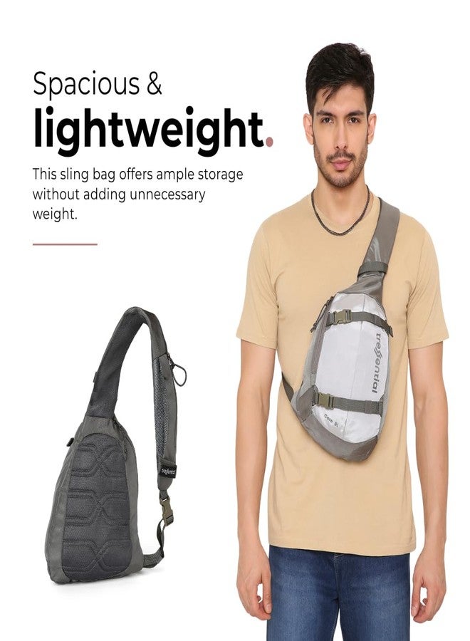 Tressential Sling Bag for Men Women | Cross Body Stylish Bag for Travel, Hiking, College, Camping | Chest Bag | Shoulder Bag (SlateBlack) - Image 3