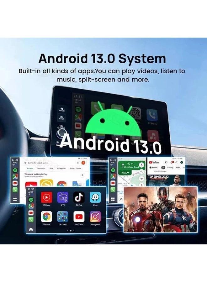 صندوق CarPlay و Android Auto لاسلكي، سعة 2+32GB، دونجل Plug & Play لتحويل النظام السلكي إلى لاسلكي، يدعم YouTube/Netflix/بطاقة TF/USB، محوّل ذكي ثنائي النظام لمعظم سيارات 2015+ - Image 5