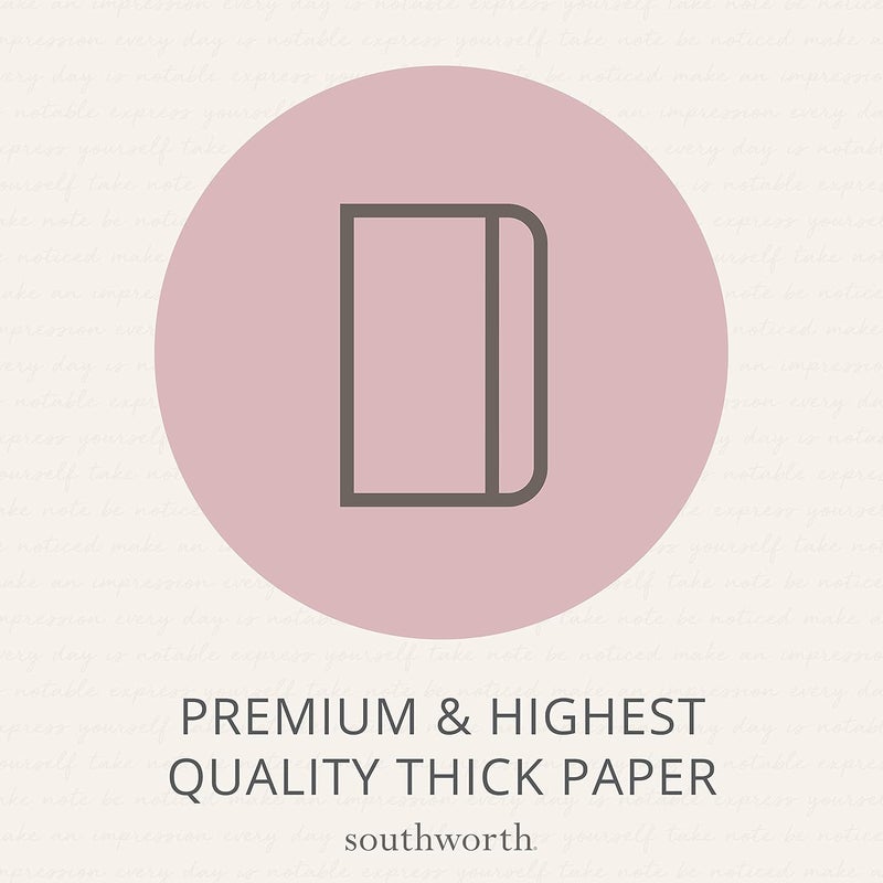 Southworth Southworth Premium Journal Set 3pk 65x 85 Rustic Theme 3 Coordinating Designs Premium 24lb89 gsm Paper Large Flex Journals 32 Ruled Sheets64 Pages Per Journal 91920 - Image 2