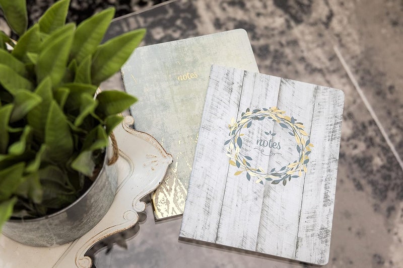 Southworth Southworth Premium Journal Set 3pk 65x 85 Rustic Theme 3 Coordinating Designs Premium 24lb89 gsm Paper Large Flex Journals 32 Ruled Sheets64 Pages Per Journal 91920 - Image 3