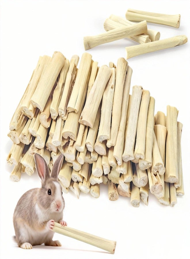 StyEdEk 2.2Lb/1000g Natural Sweet Bamboo Chew Toys Chew Sticks Bamboo Sticks Teething Toy for Rabbit, Bunny, Guinea Pig, Hamster, Chinchilla, Bunny, Rat and Other Small Animals - Image 1